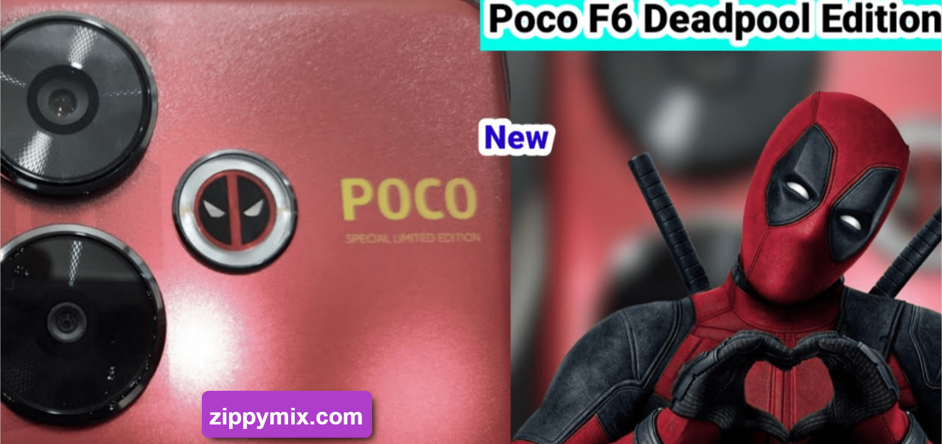 Poco F6 Deadpool Edition